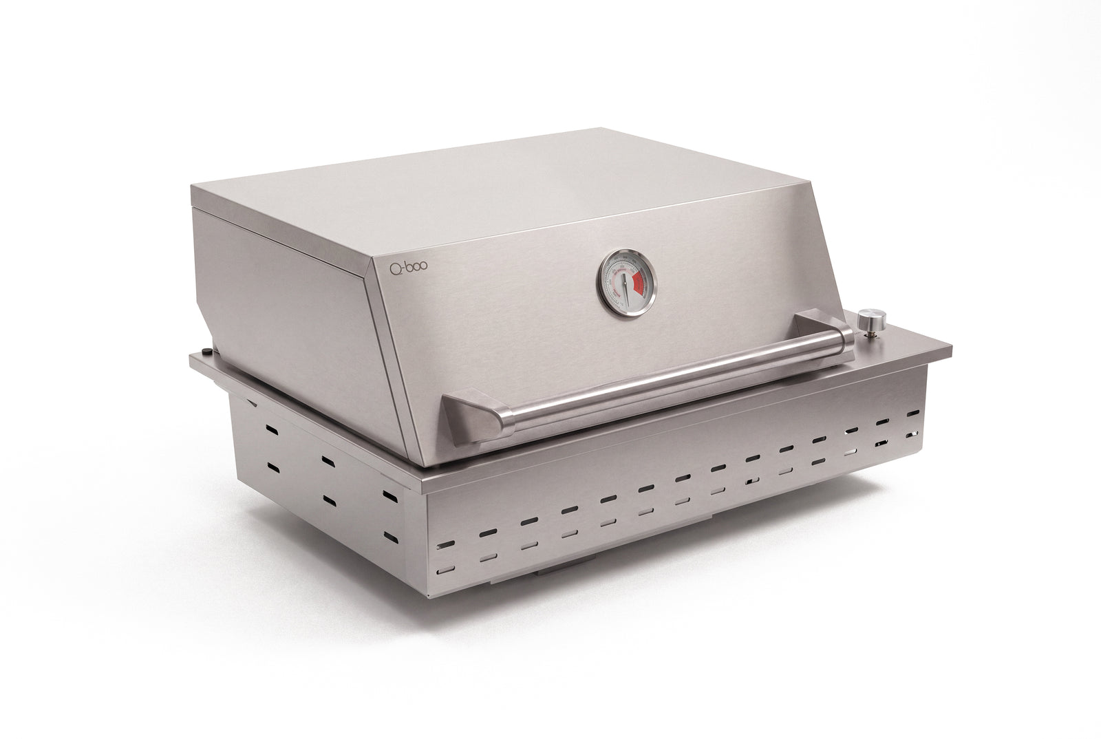 OVO Grill 3B built-in gas grill in brushed stainless steel - studio render