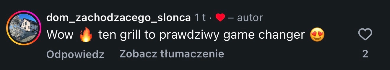 Opinia klienta o kuchni ogrodowej OVO (5)