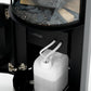 Cozo FLOGS – Easy Refilling System: 5-litre tank connected inside the base, fire burning above