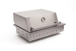OVO Grill 3B built-in gas grill in brushed stainless steel - studio render