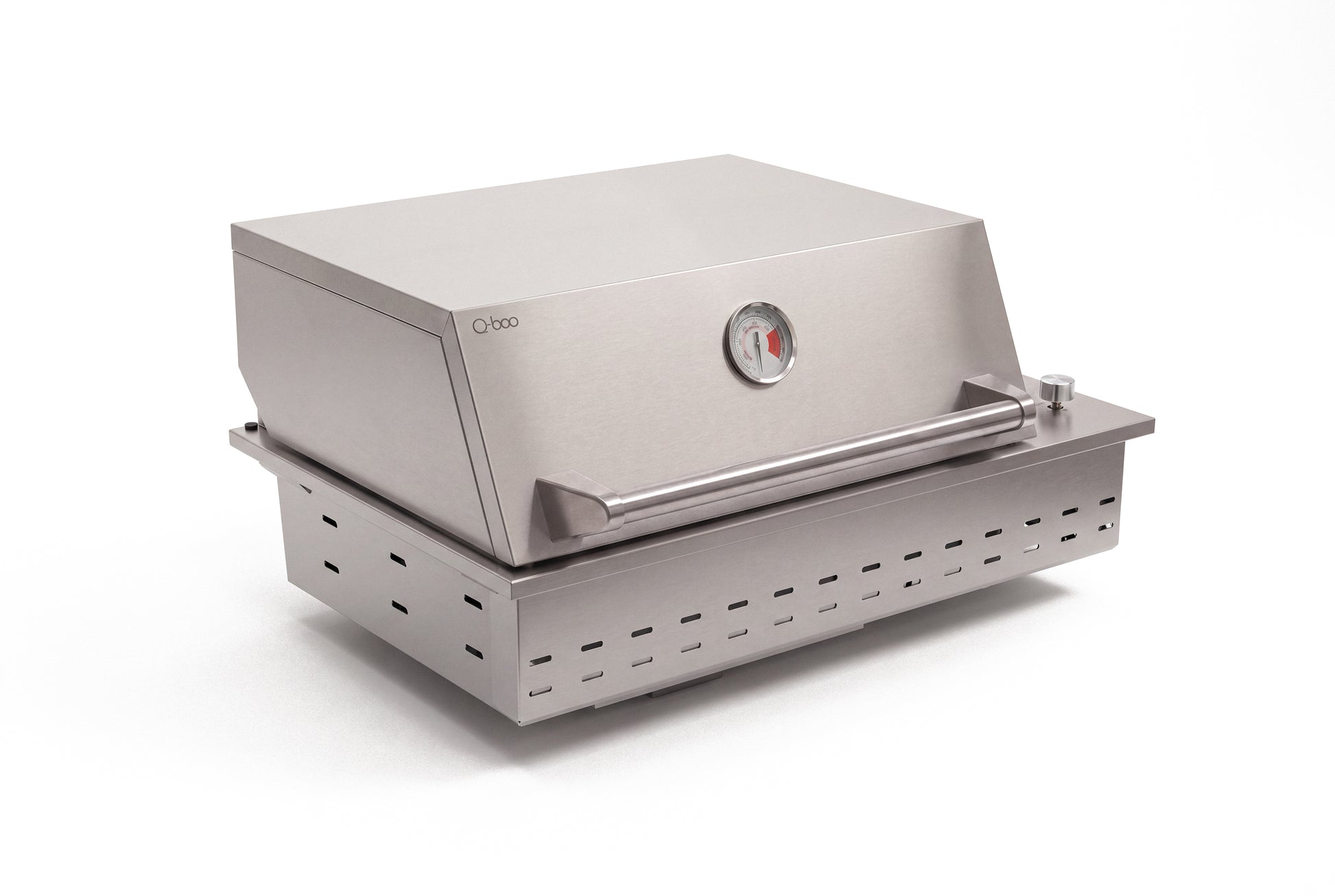 OVO Grill 3B built-in gas grill in brushed stainless steel - studio render