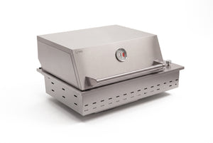 OVO Grill 3B built-in gas grill in brushed stainless steel - studio render