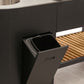 OVO GL - built-in waste bin with removable container behind the front panel