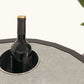 OVO GL - wine bottle chilling in the built-in countertop ice container