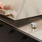OVO Grill 3B - lifting the double-layer stainless steel hood by the handle