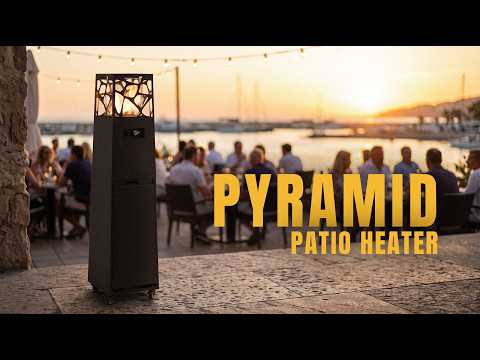 Planika Pyramid Patio Heater - Turn Your Outdoor Space into a Luxury Retreat