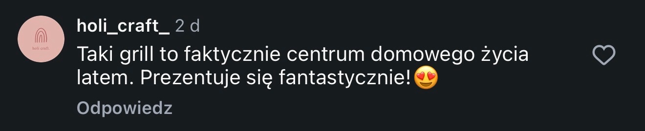 Opinia klienta o kuchni ogrodowej OVO (4)