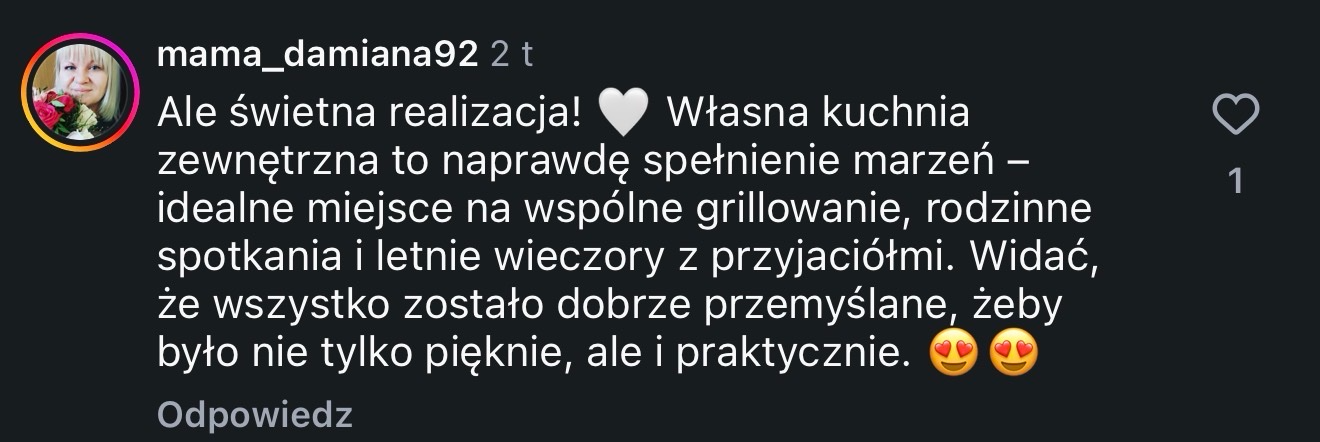 Opinia klienta o kuchni ogrodowej OVO (9)